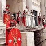 ALL HAIL SPLIT: The city embraces tourists and regular Roman Theatre shows are performed in the streets.