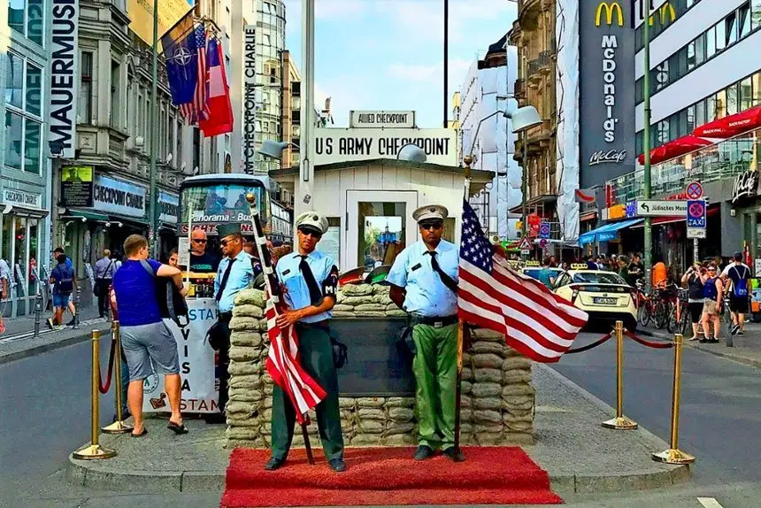 CHECKPOINT CHARLIE: Don’t cut short a trip to Berlin, there is plenty to see.