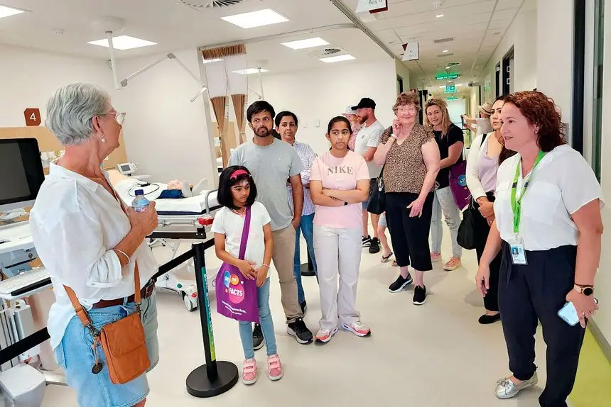 PREVIEW: Local residents on a preview tour of the Ripley Satellite Hospital.