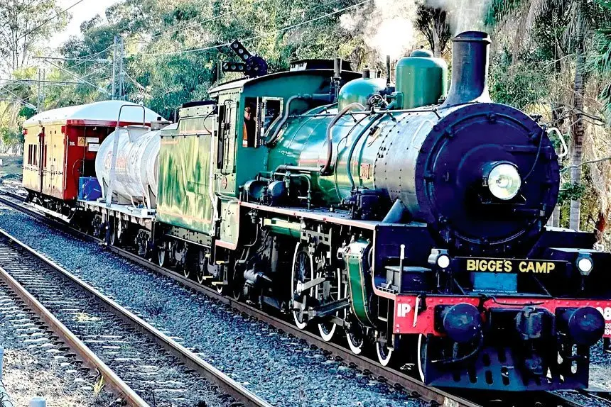 READY TO ROLL: Catch the steam train on September 3.