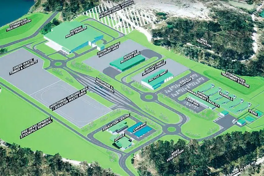 REDBANK FACILITY: A draft of what the new Resource Recovery Centre and Animal Management Facility may look like.