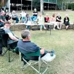 TIME OUT: Ipswich Artsconnect members at their annual Artist Retreat