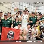 WINNERS ARE GRINNERS: The Ipswich Force team came back from one down to win the NBL1 final series 2-1. Now they are off to the nationals.