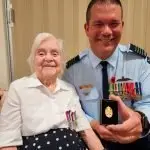 Olive finally receives her medals