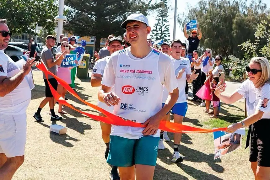 CHARITY EFFORT: Western Pride soccer player, Harrison Turner, recently raised $28,000 fpr dementia research by running 138km.