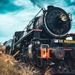 ENGINE RESTORED: The Railway Workshops’ team did an outstanding job restoring engine AC 16.