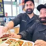 FRESH AND SPICY: Karan Singh and Gurinder Singh add to the Karan’s Kitchen set menu with special meals directly relating to what produce they can source fresh.