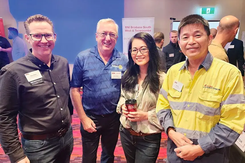 Amongst those at the function were Sloan Wilkins, Paul Roger, Hue Kedge and Sunny Wu.