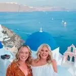 PICTURE PERFECT: Everyone who visits Santorini takes a hero shot high in the village overlooking the sea.