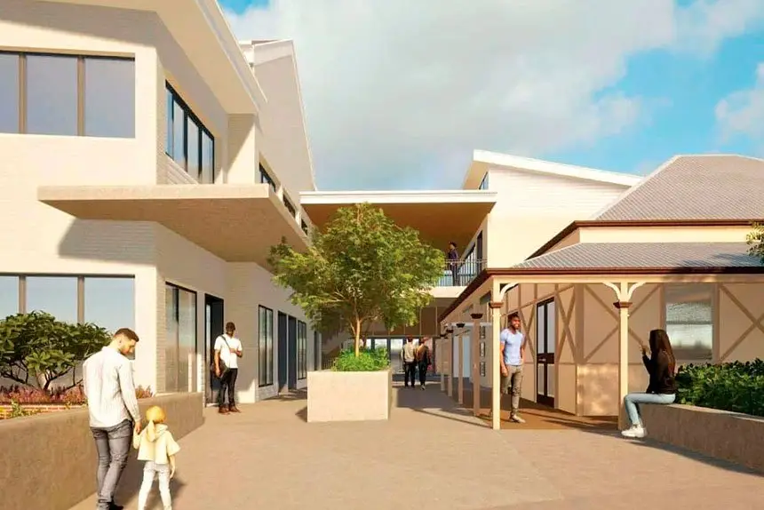 SALVOS: An artist impression of the proposed new Salvo CBD centre.