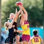 TOP FORM: Dakota Davidson takes a great mark in the side’s recent win.