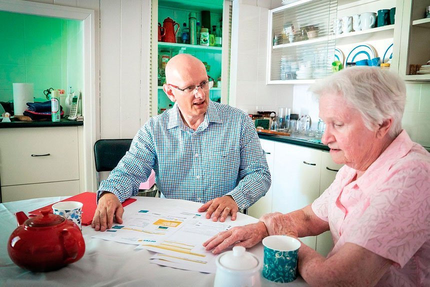 WHAT IT MEANS: Shayne Neumann holds regular meetings with seniors to keep them informed of changes in support.