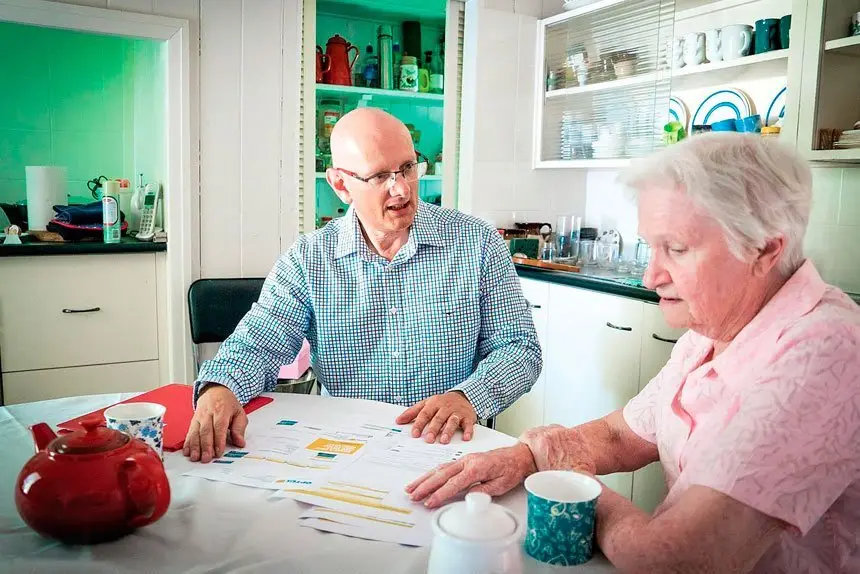 WHAT IT MEANS: Shayne Neumann holds regular meetings with seniors to keep them informed of changes in support.