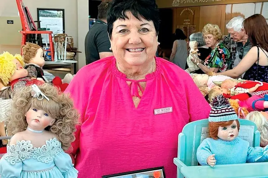 DOLL LADY: Val Metcalf is the women behind the popular Doll and Bear Fair.
