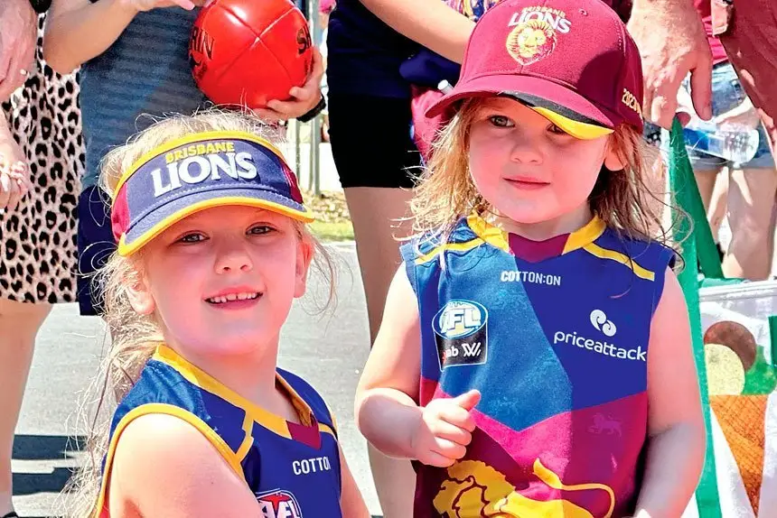 FAN DAY: Just some of the Lions fans at Springfield.