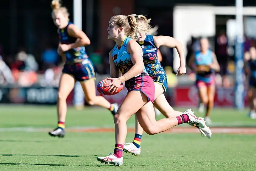 ON ATTACK: Orla O’Dwyer was hard to pin down in Saturday’s big win over the Adelaide Crows.