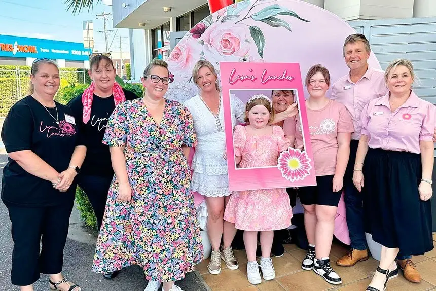 THANKS: Supporters of Lisa’s Lunches help raised $10,000 for the organisation.