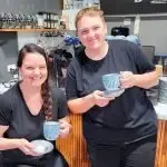 RIGHT: Alicia and Atlas Cathcart are ready to serve you the best coffee seven days a week.