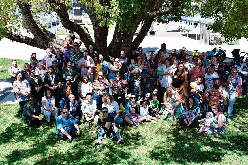 TOGETHER: Babies were front and centre for the Jaghu Maternal and Infant program welcome to the community day.