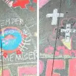 ARTIST’S IMPRESSION: Kids at Silkstone State School drew on memories to honour the fallen.