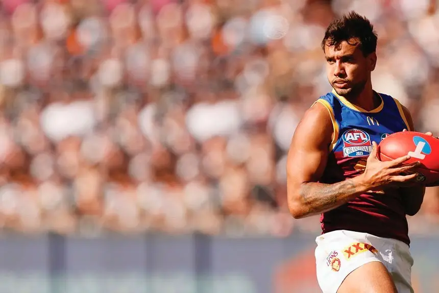 Callum Ah Chee played in the 2023 AFL grand final against Collingwood.