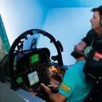Cricketers flying high in simulator at Amberley