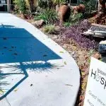 The route to the guest wing has been improved.