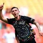 Jay O’Shea celebrates after his goal.