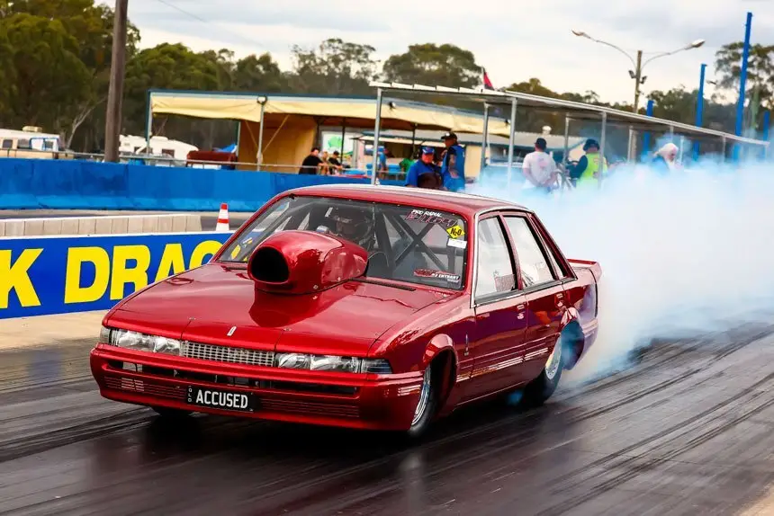 Warwick Dragway hosted the racing.
