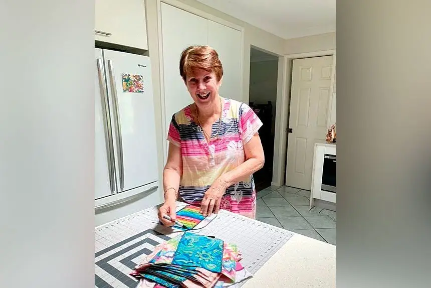 Wendy Whannell puts the bank’s money to good use.