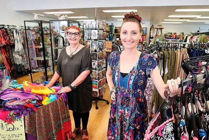 Alexis Cornish and mum Julie Cornish are delighted to set up in the Precinct.
