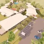 An artist’s impression of how the Raceview centre will look.