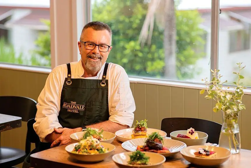 Chef Daniel Groneberg aims to bring the best of Scenic Rim produce.