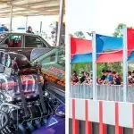 (Left) These beauties are going to roar next year. (Right) The event is family friendly.