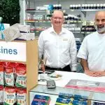 Shayne Neuman with Moegamat Gafoor.