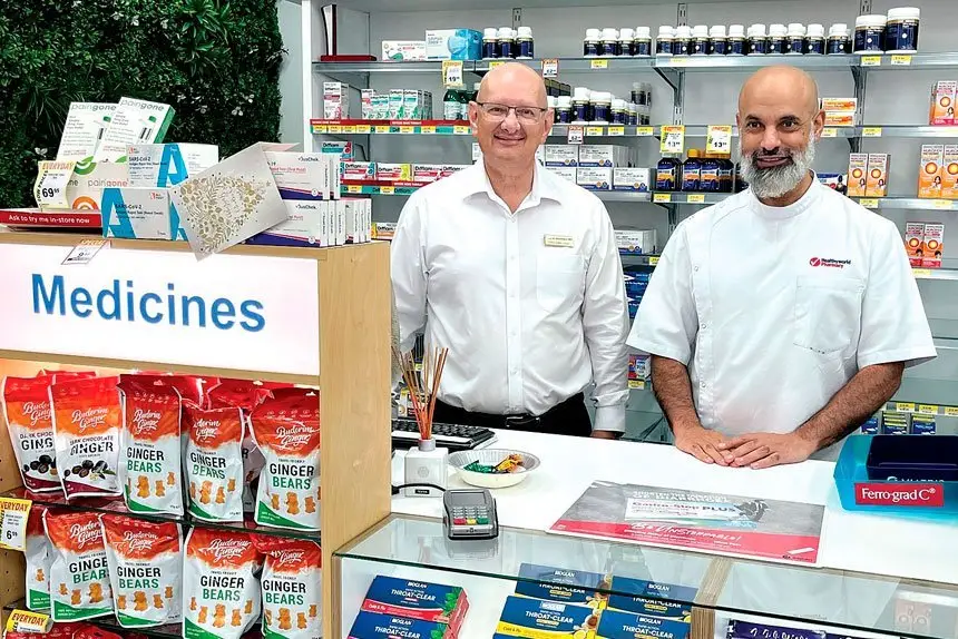 Shayne Neuman with Moegamat Gafoor.