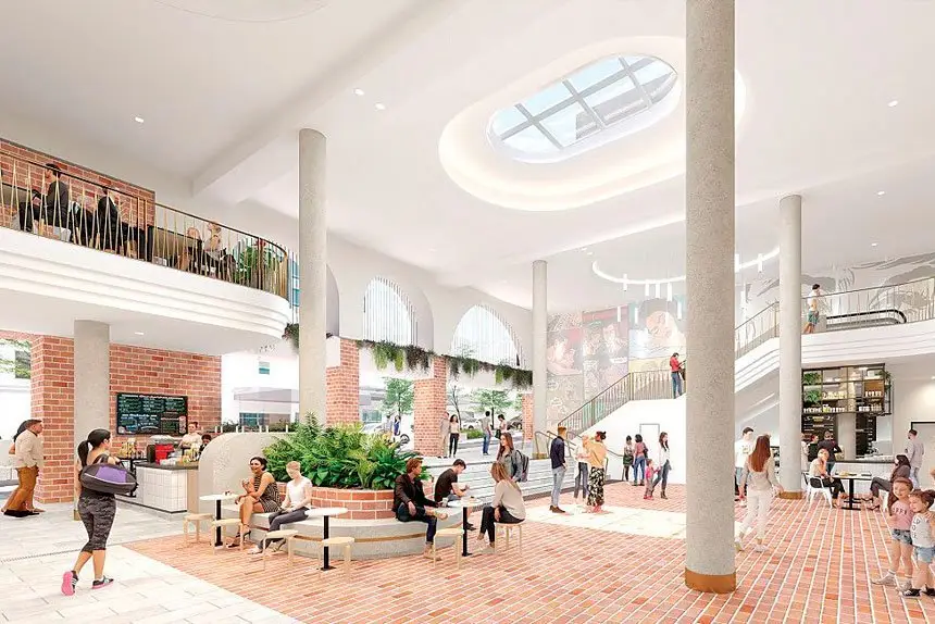 An artist’s impression of future Nicholas Street Precinct and Ipswich Central.