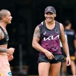 A recent Broncos training sessions in preparation for L.A. PHOTO: AAP