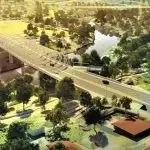 Artist’s impression of Norman Street Bridge.
