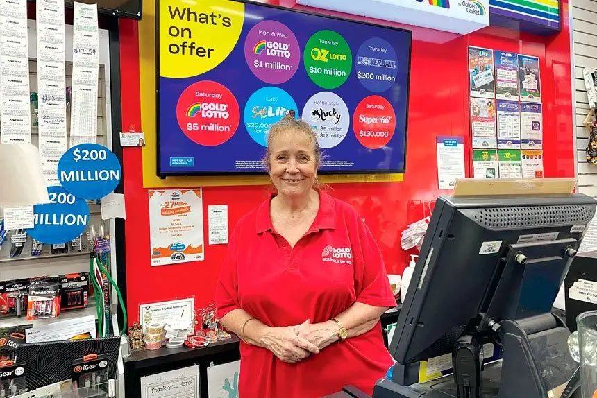 Pauline Williamson, owner of Ipswich City Mall Newsagency