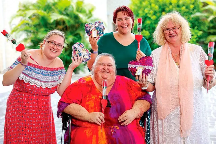 Sharing and caring through an innovative arts program.