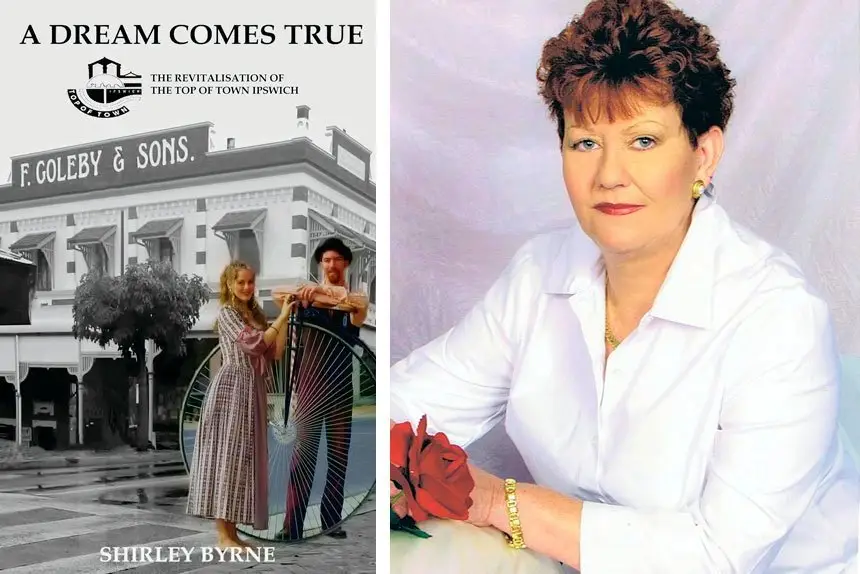 Shirley Byrne, author of A Dream Comes True, a history of the Top of Town.