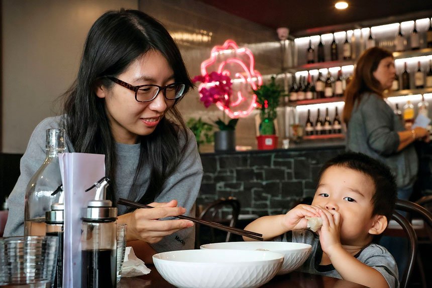 Dumplings are hand-made daily at That Dumpling Place