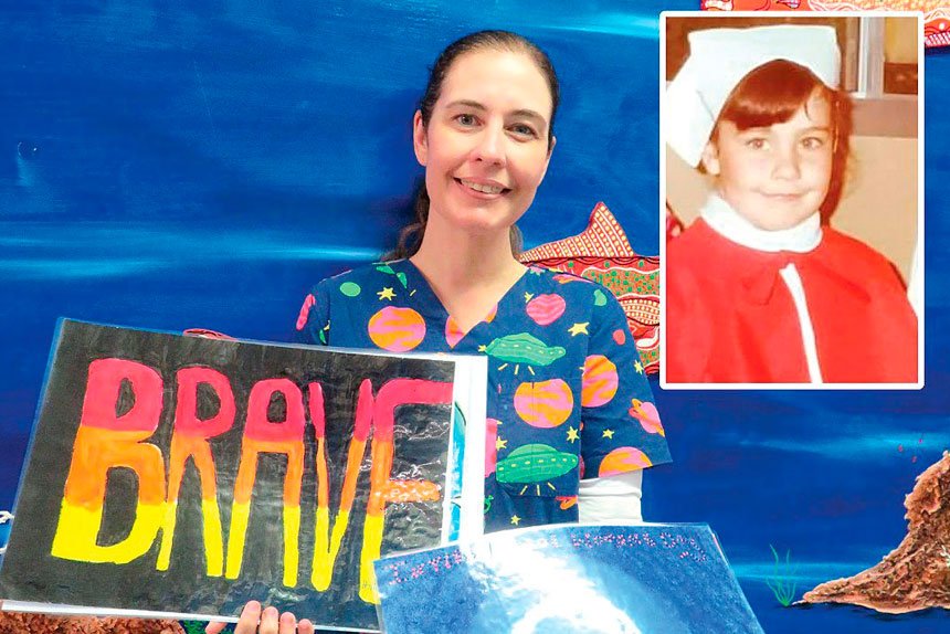 Catherine was the first one in her family to attend university.