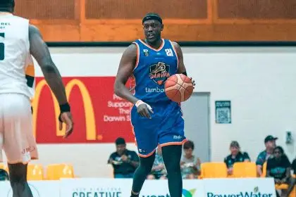 Darwin Salties’ Kouat Noi led his team in their hard-fought win against Ipswich.