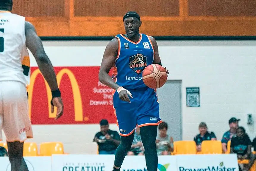 Darwin Salties’ Kouat Noi led his team in their hard-fought win against Ipswich.