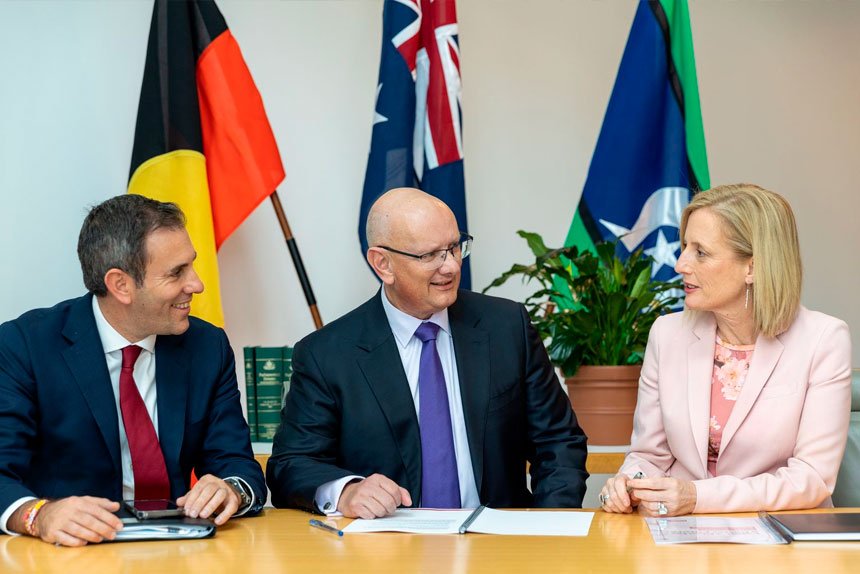 Federal Member for Blair Shayne Neumann talks Budget commitments with Treasurer Jim Chalmers and Finance Minister Katy Gallagher.