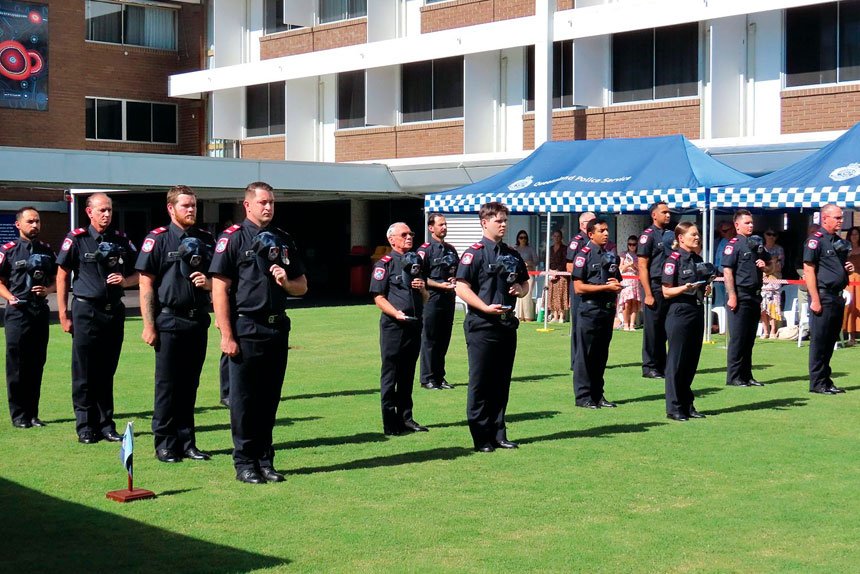 HONOURED TO SERVE: The new Protective Services Officers come from diverse backgrounds but are united in a common goal.