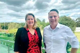 Teresa Harding will join Adrian Schrinner on the 2032 Olympic Organising Committee.