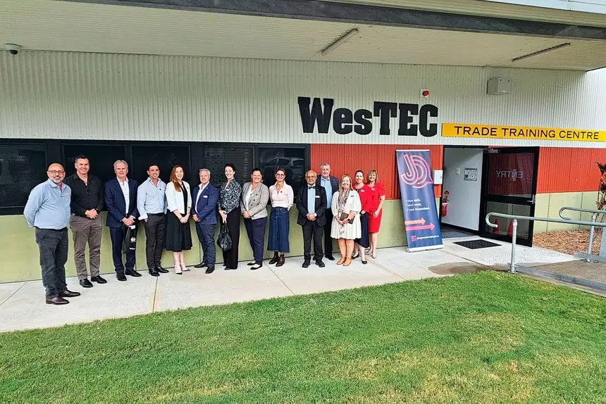 OPPORTUNITIES ABOUND: The Jobs Queensland Board visited the WesTEC Trade Training Centre to consult on workforce challenges and opportunities.